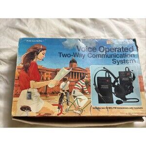 Realistic 21-400 Voice-Operated Two-Way Communication System Radio - Tested